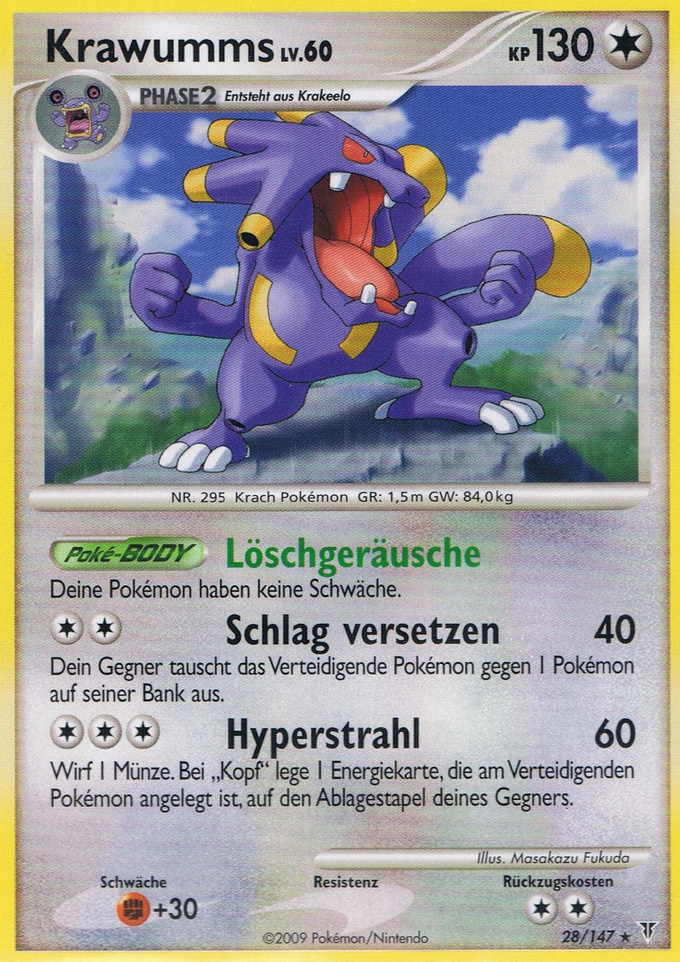 Krawumms 28 — Ultimative Sieger (German Pokémon TCG card)