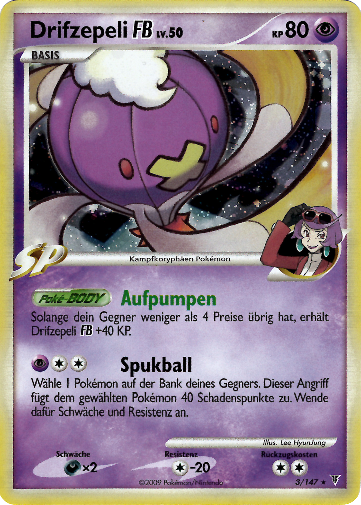 Drifzepeli FB 3 — Ultimative Sieger (German Pokémon TCG card)