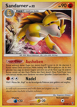 Sandamer 42 — Ultimative Sieger (German Pokémon TCG card)