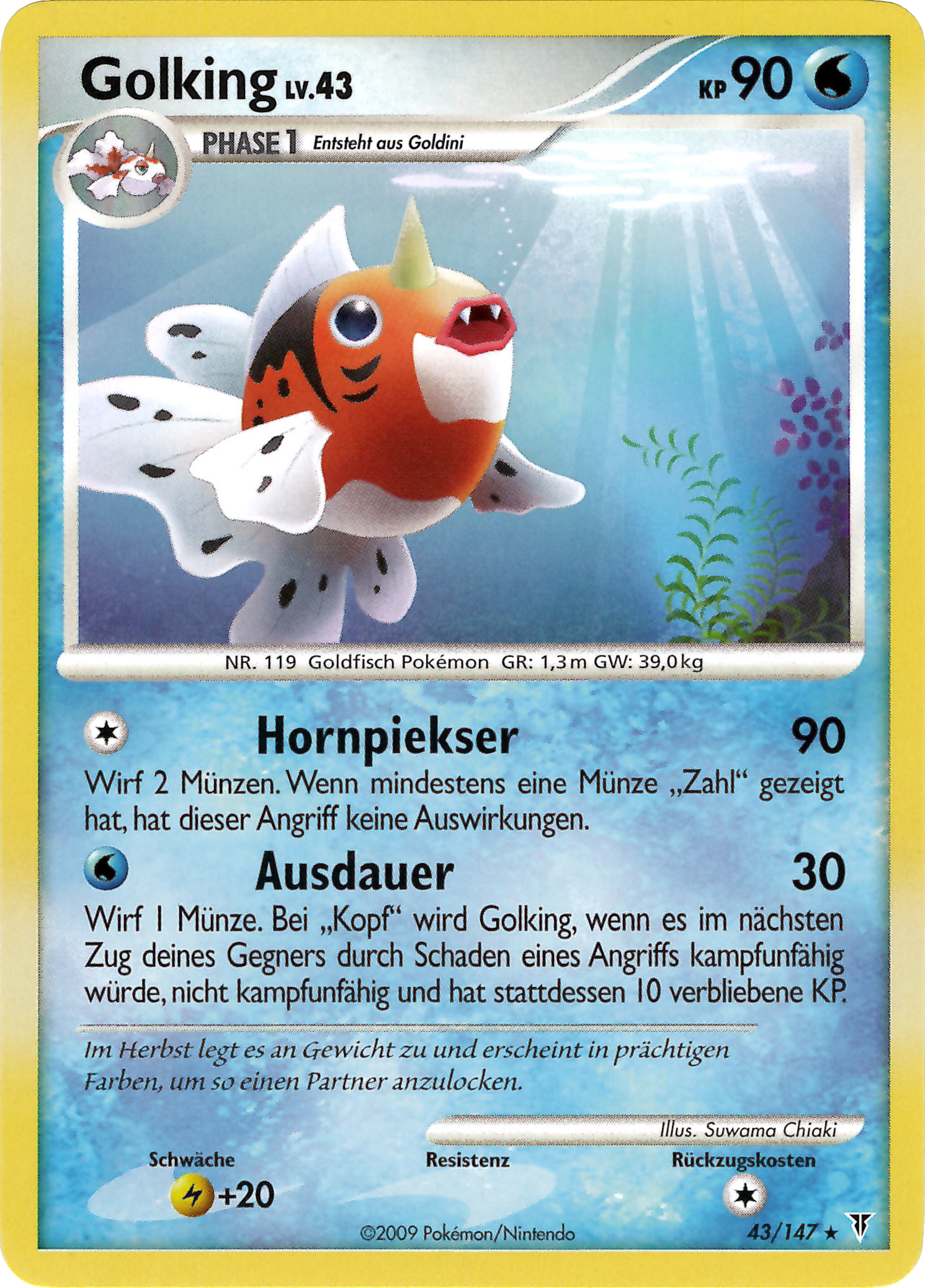 Golking 43 — Ultimative Sieger (German Pokémon TCG card)