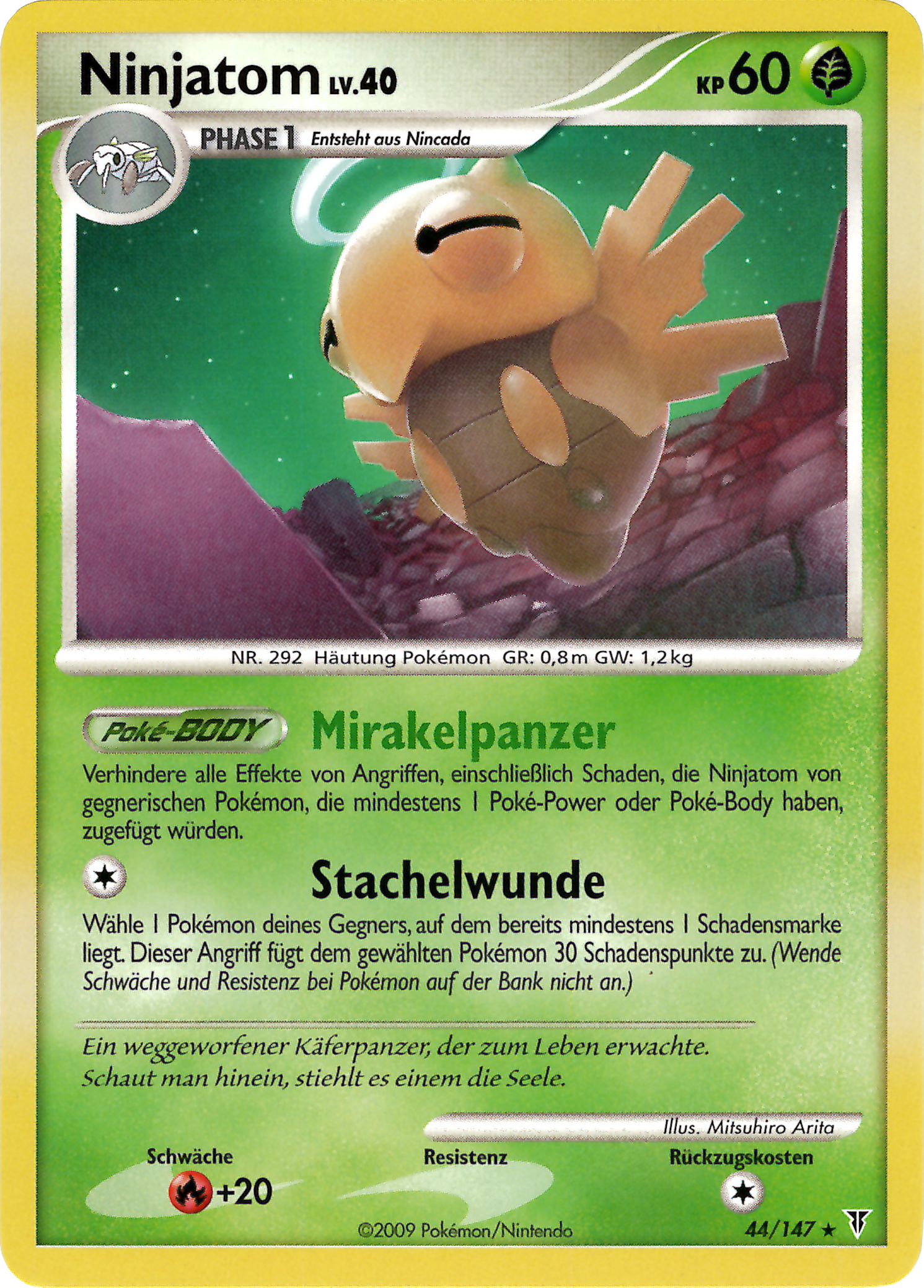 Ninjatom 44 — Ultimative Sieger (German Pokémon TCG card)
