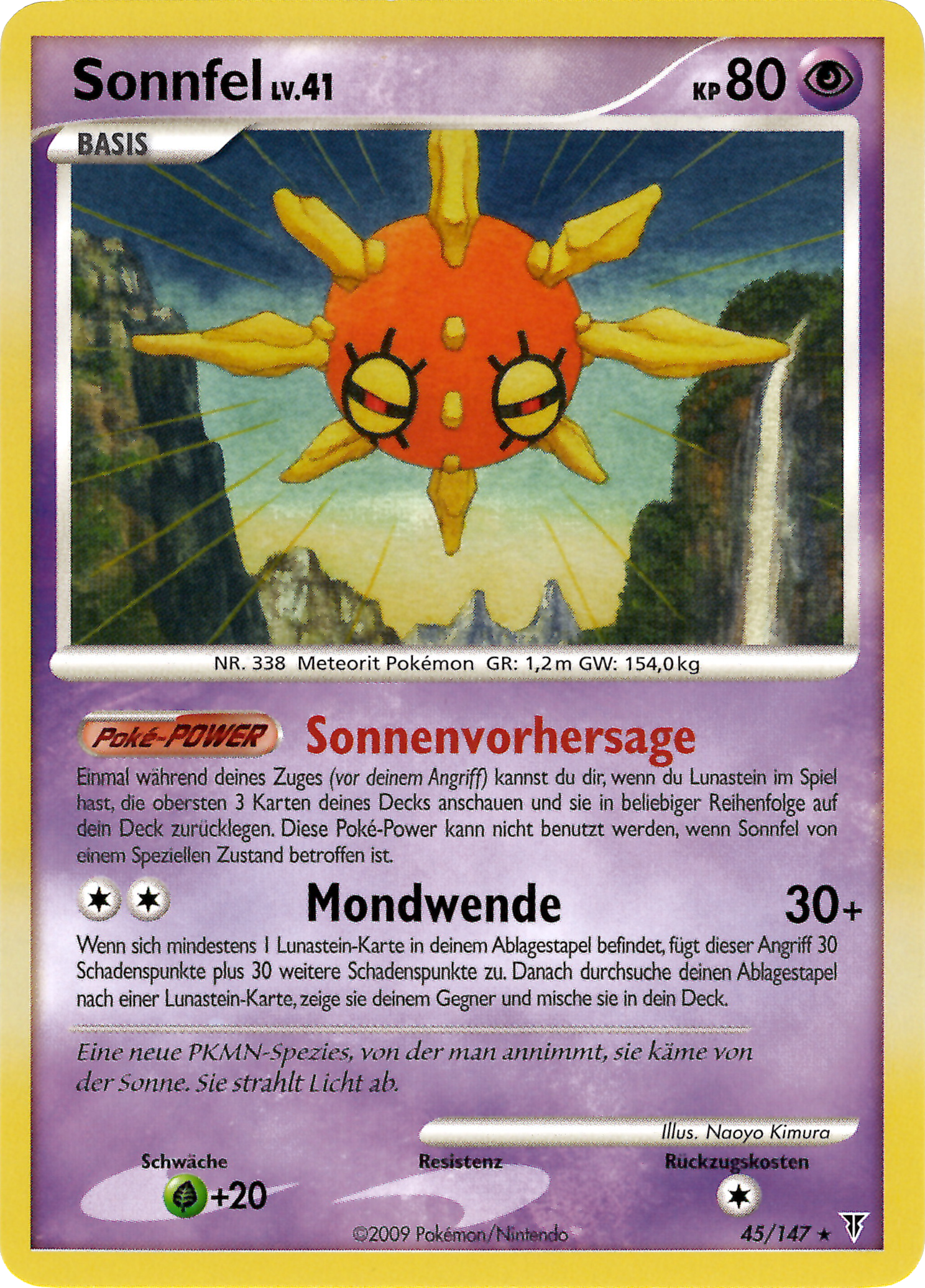Sonnfel 45 — Ultimative Sieger (German Pokémon TCG card)