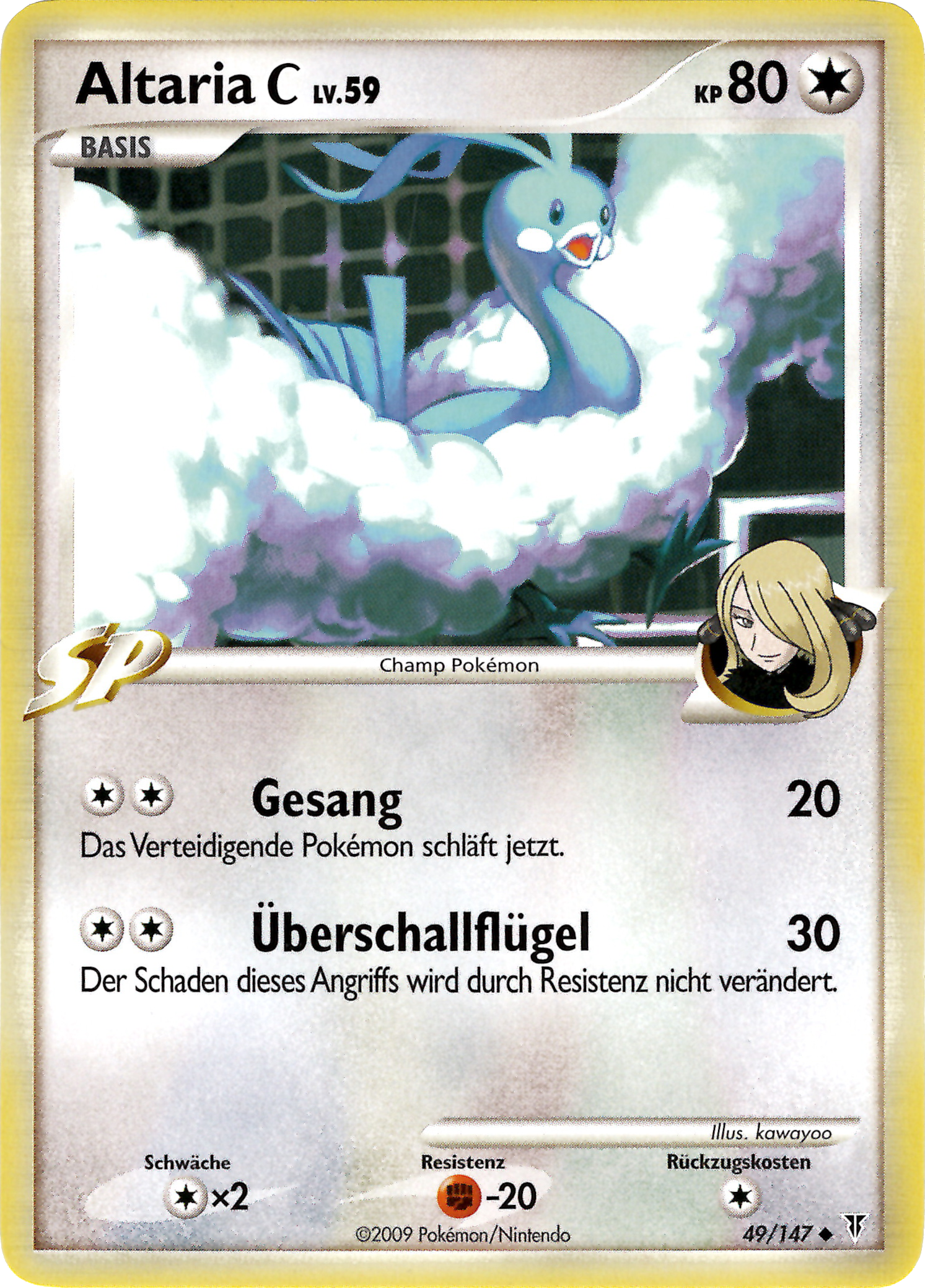 Altaria C 49 — Ultimative Sieger (German Pokémon TCG card)