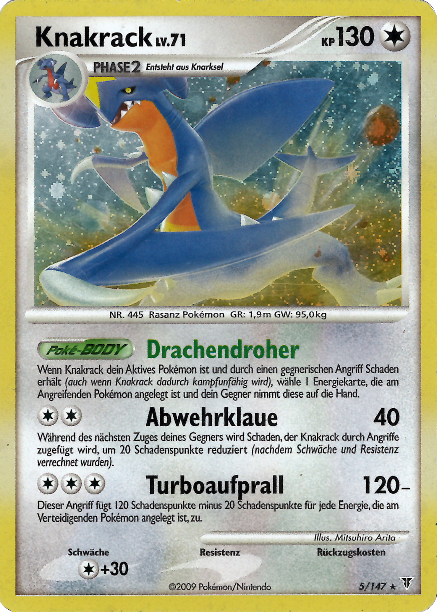 Knakrack 5 — Ultimative Sieger (German Pokémon TCG card)