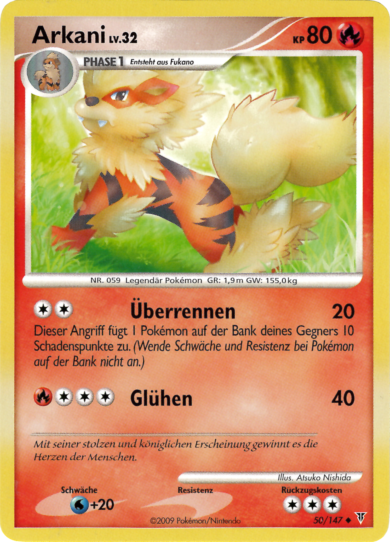 Arkani 50 — Ultimative Sieger (German Pokémon TCG card)