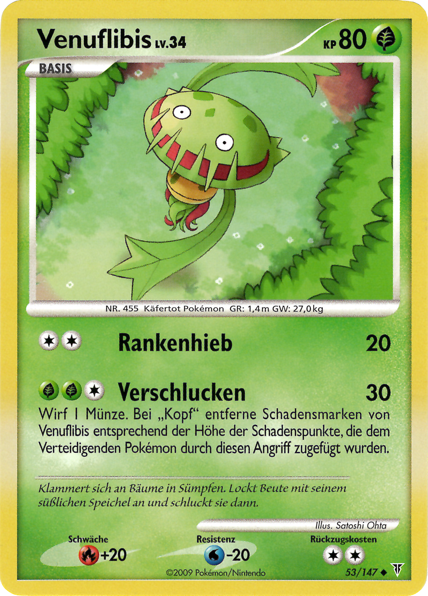 Venuflibis 53 — Ultimative Sieger (German Pokémon TCG card)