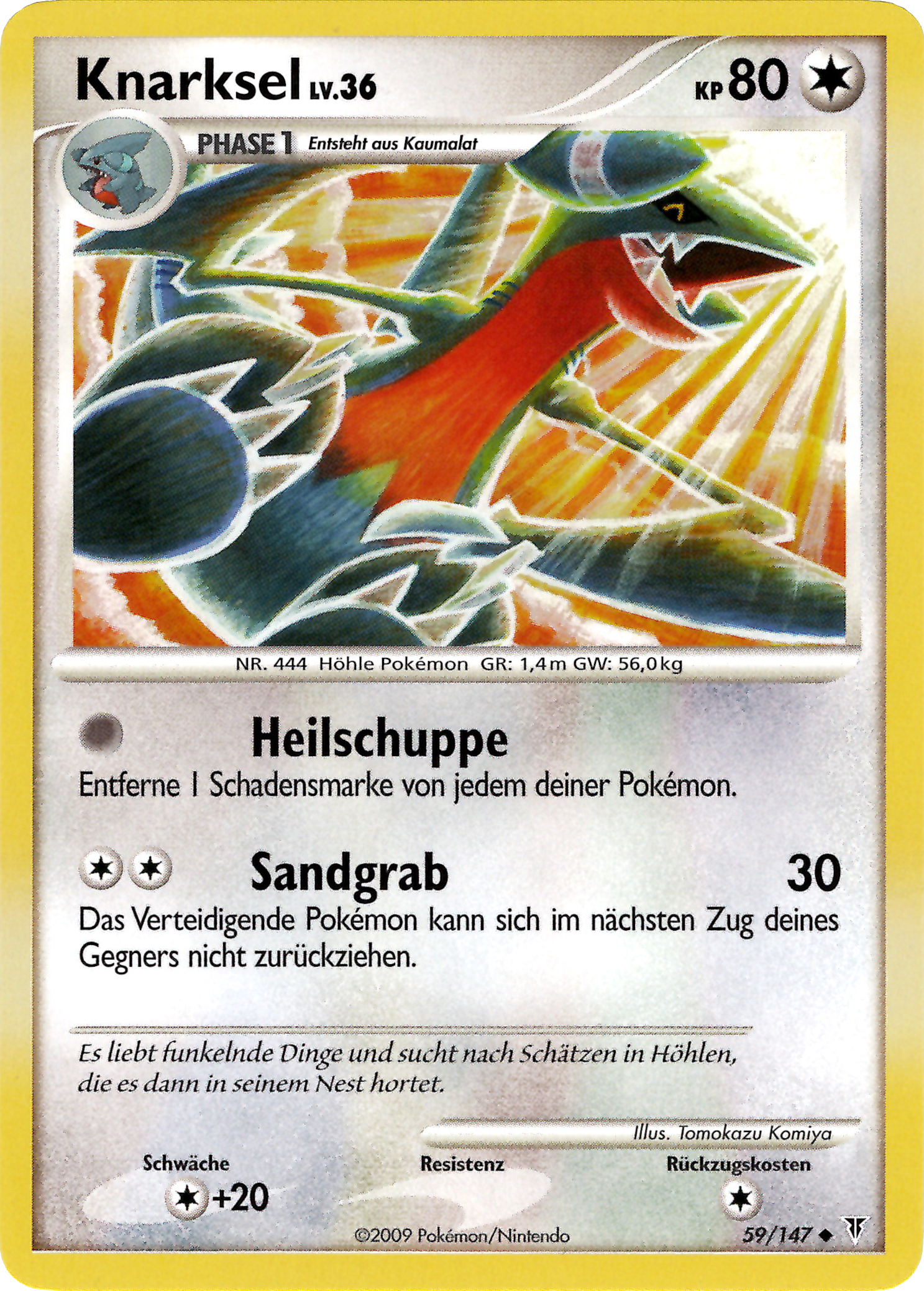 Knarksel 59 — Ultimative Sieger (German Pokémon TCG card)