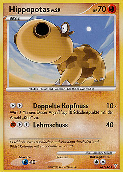 Hippopotas 61 — Ultimative Sieger (German Pokémon TCG card)