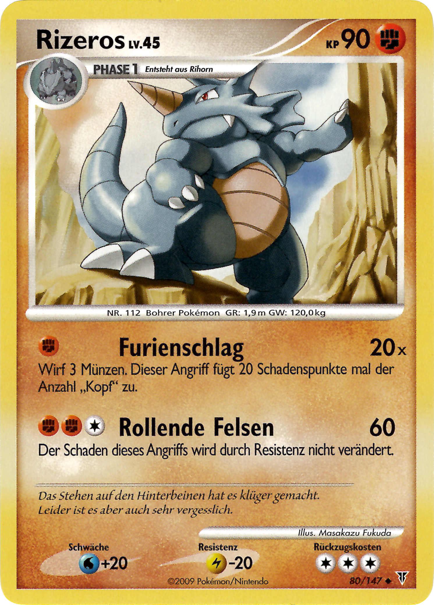 Rizeros 80 — Ultimative Sieger (German Pokémon TCG card)