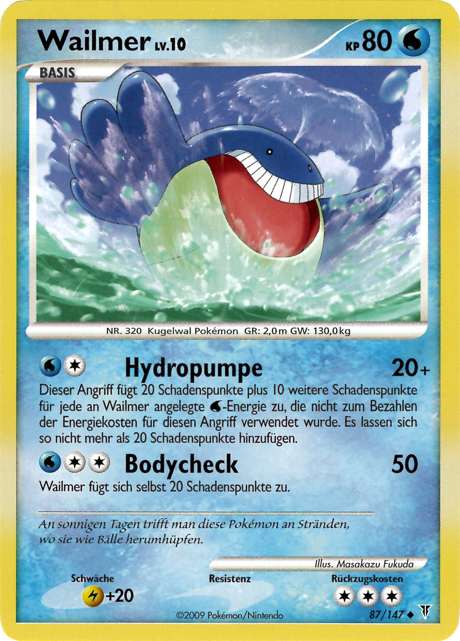 Wailmer 87 — Ultimative Sieger (German Pokémon TCG card)