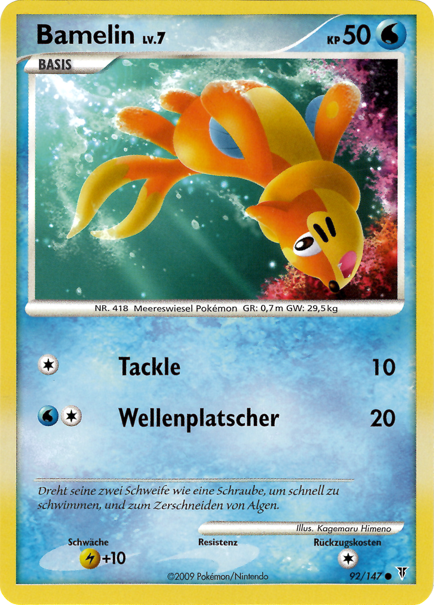 Bamelin 92 — Ultimative Sieger (German Pokémon TCG card)