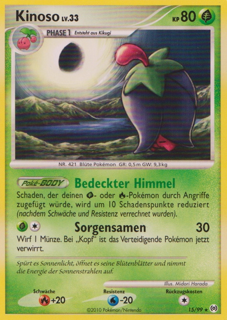 Kinoso 15 — Arceus (German Pokémon TCG card)