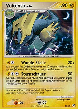 Voltenso 22 — Arceus (German Pokémon TCG card)