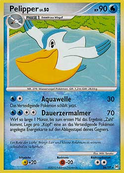 Pelipper 24 — Arceus (German Pokémon TCG card)