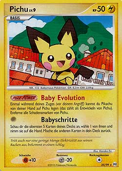 Pichu 25 — Arceus (German Pokémon TCG card)