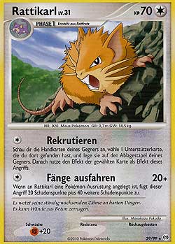 Rattikarl 29 — Arceus (German Pokémon TCG card)