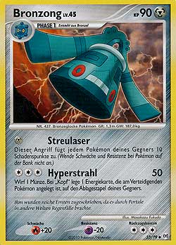 Bronzong 33 — Arceus (German Pokémon TCG card)
