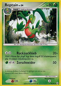 Reptain 39 — Arceus (German Pokémon TCG card)