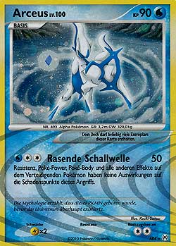Kabutops 4 — Arceus (German Pokémon TCG card)