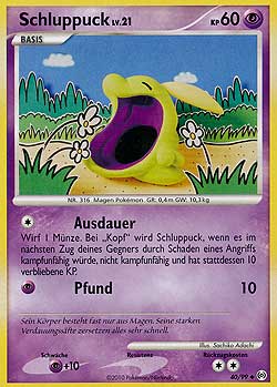 Schluppuck 40 — Arceus (German Pokémon TCG card)