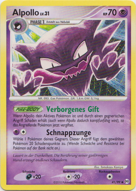 Alpollo 41 — Arceus (German Pokémon TCG card)