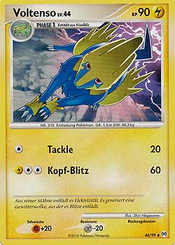 Voltenso 44 — Arceus (German Pokémon TCG card)