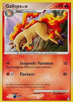 Gallopa 47 — Arceus (German Pokémon TCG card)