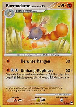 Burmadame Sandumhang 50 — Arceus (German Pokémon TCG card)