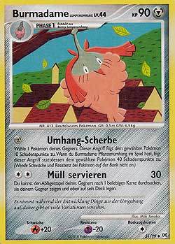 Burmadame Lumpenumhang 51 — Arceus (German Pokémon TCG card)