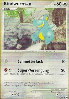 Kindwurm 52 — Arceus (German Pokémon TCG card)