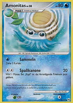 Amonitas 70 — Arceus (German Pokémon TCG card)