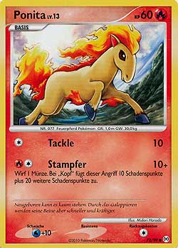 Ponita 72 — Arceus (German Pokémon TCG card)