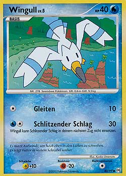 Wingull 80 — Arceus (German Pokémon TCG card)