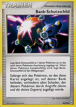 Bank-Schutzschild 83 — Arceus (German Pokémon TCG card)