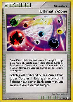 Ultimativ-Zone 91 — Arceus (German Pokémon TCG card)
