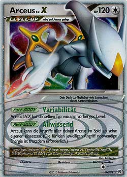 Arceus 94 — Arceus (German Pokémon TCG card)