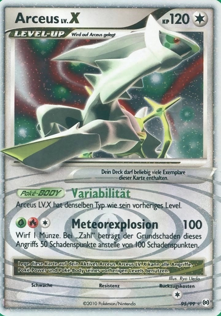 Arceus 95 — Arceus (German Pokémon TCG card)
