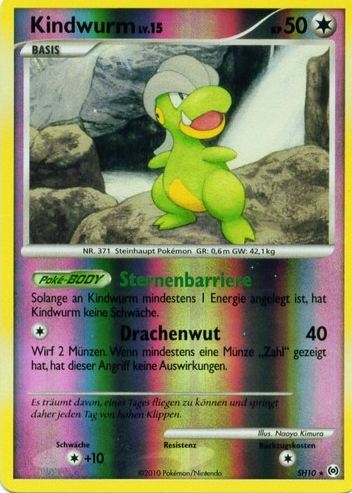 Kindwurm SH10 — Arceus (German Pokémon TCG card)