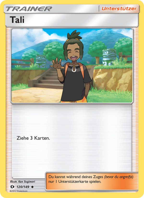 Tali 120 — Sonne & Mond (German Pokémon TCG card)