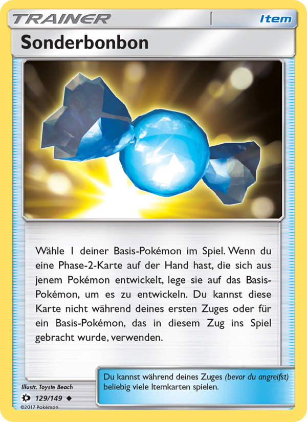 Sonderbonbon 129 — Sonne & Mond (German Pokémon TCG card)