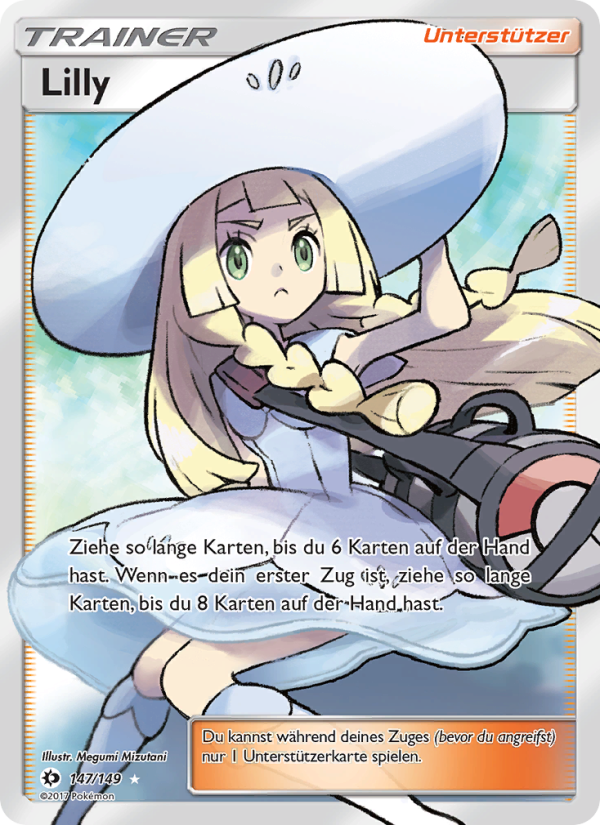 Lilly 147 — Sonne & Mond (German Pokémon TCG card)