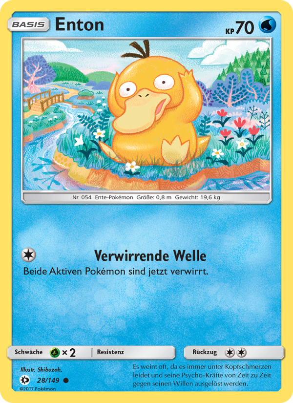 Enton 28 — Sonne & Mond (German Pokémon TCG card)