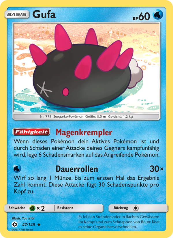 Gufa 47 — Sonne & Mond (German Pokémon TCG card)