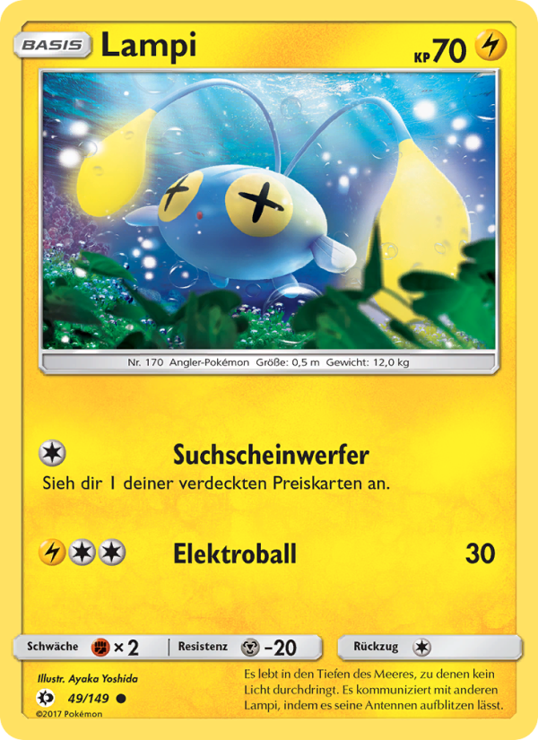 Lampi 49 — Sonne & Mond (German Pokémon TCG card)
