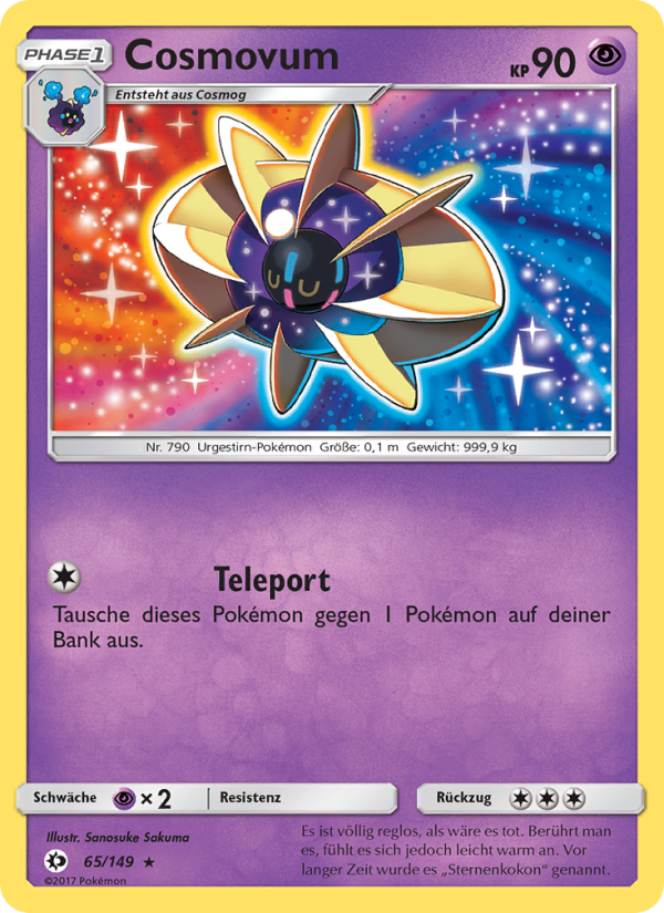 Cosmovum 65 — Sun & Moon (German Pokémon TCG card)