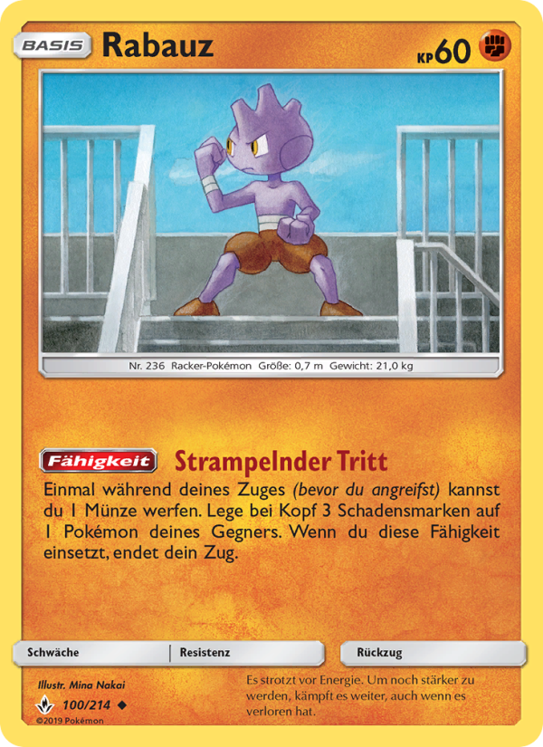 Rabauz Pokémon TCG cards