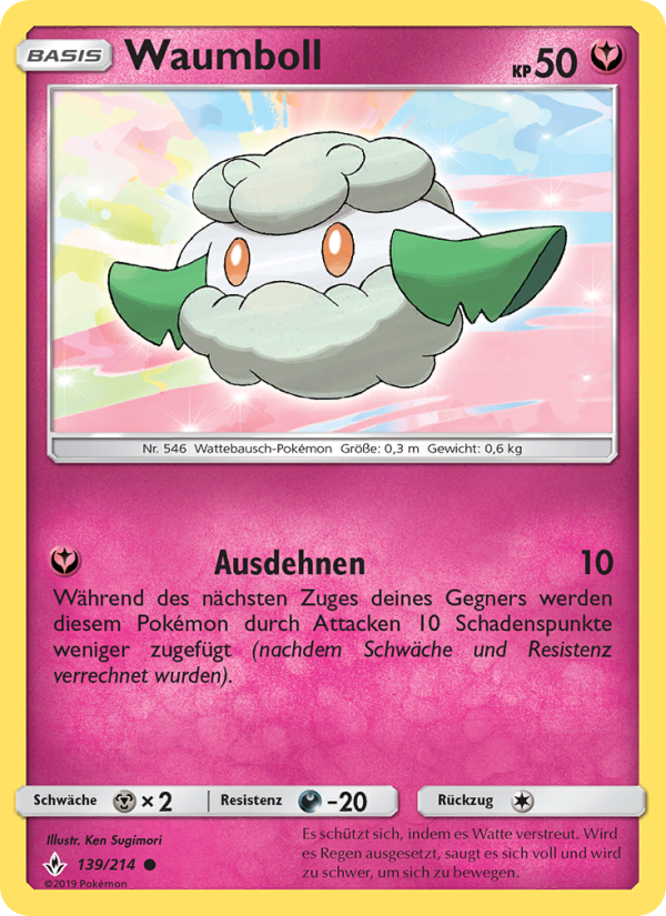 Waumboll 139 — Kräfte im Einklang (German Pokémon TCG card)