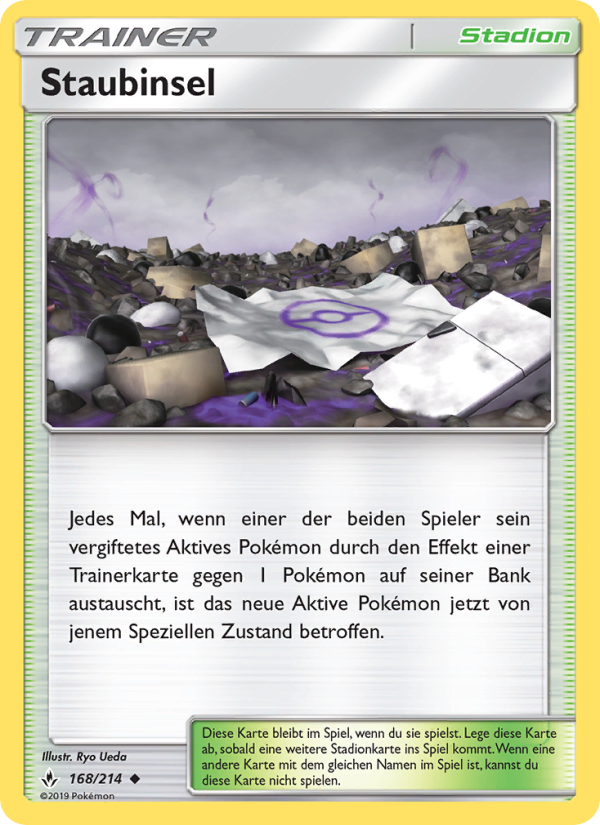 Staubinsel 168 — Kräfte im Einklang (German Pokémon TCG card)