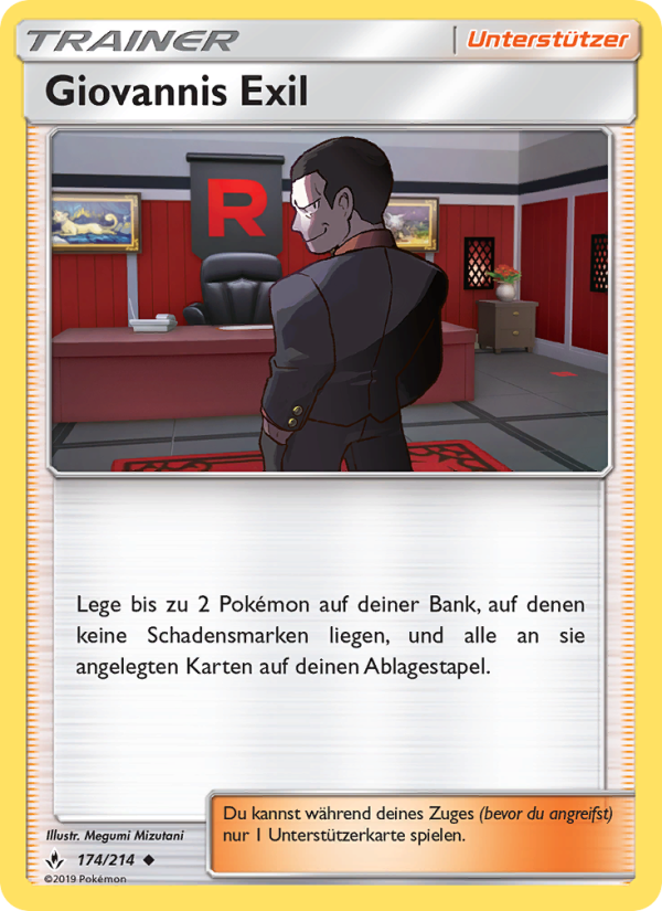 Giovannis Exil 174 — Kräfte im Einklang (German Pokémon TCG card)