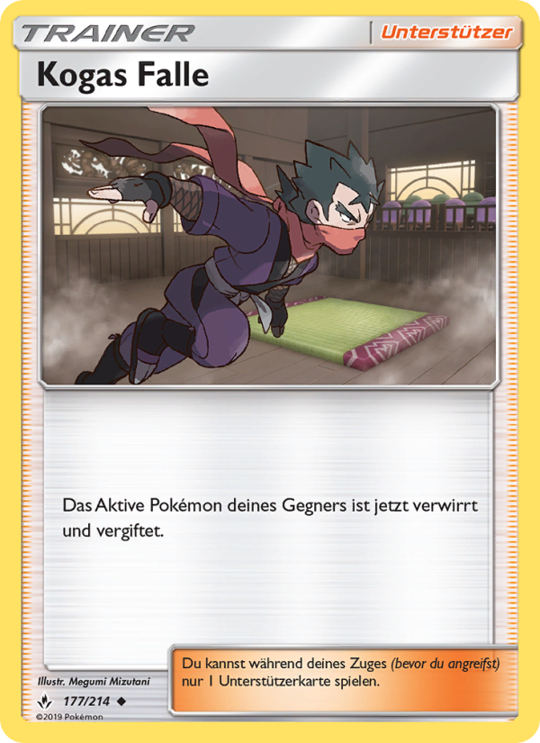 Kogas Falle 177 — Kräfte im Einklang (German Pokémon TCG card)